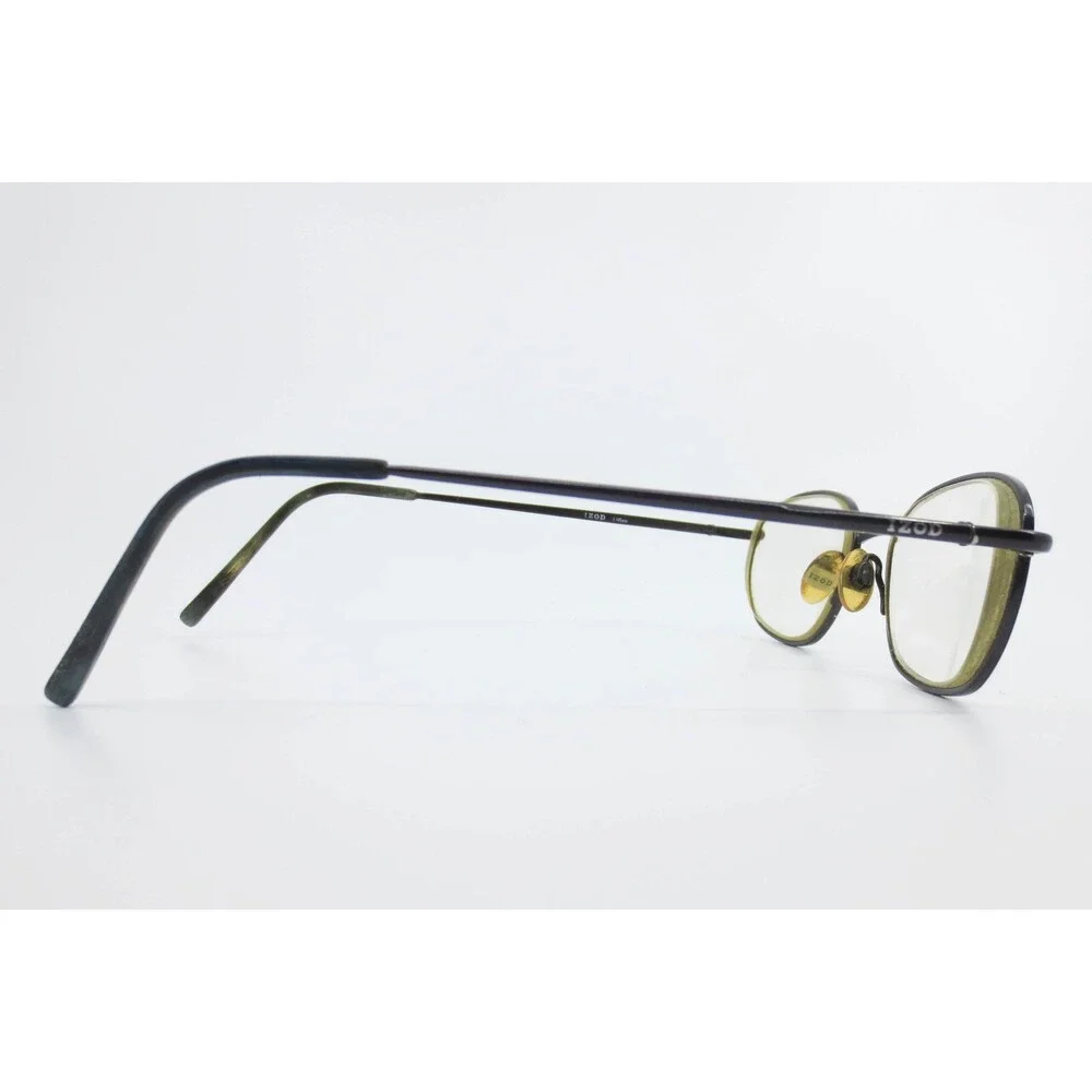 IZOD 338 Gunmetal Oval Eyeglass Frames Mens Womens 145mm Metallic Full Rim